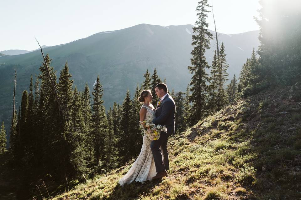 Mountain wedding