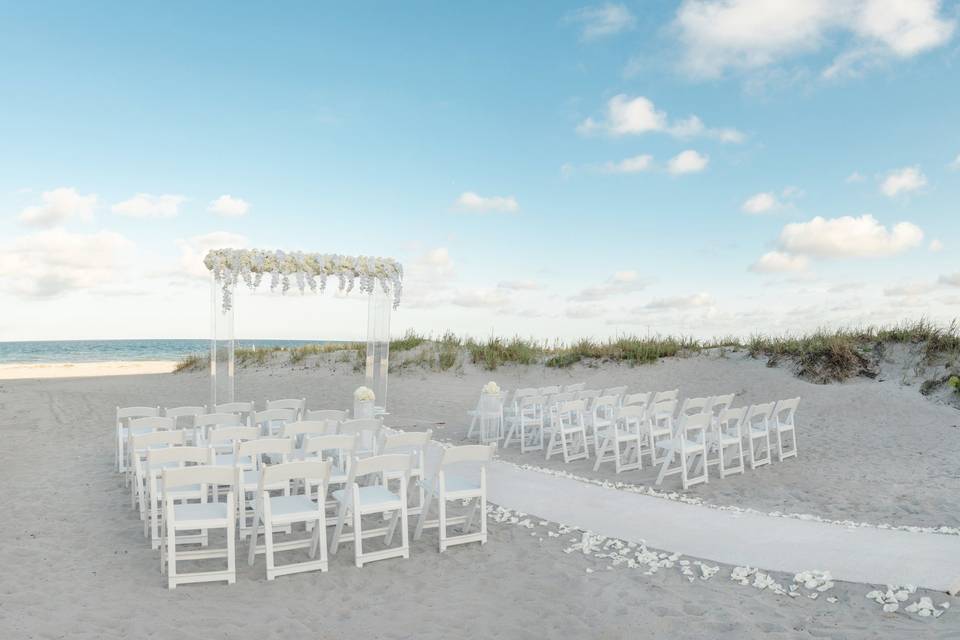 Beach Ceremony at Seagate