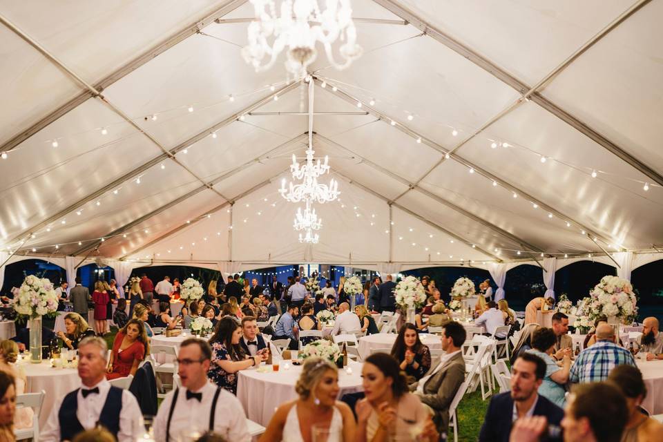 Tented reception