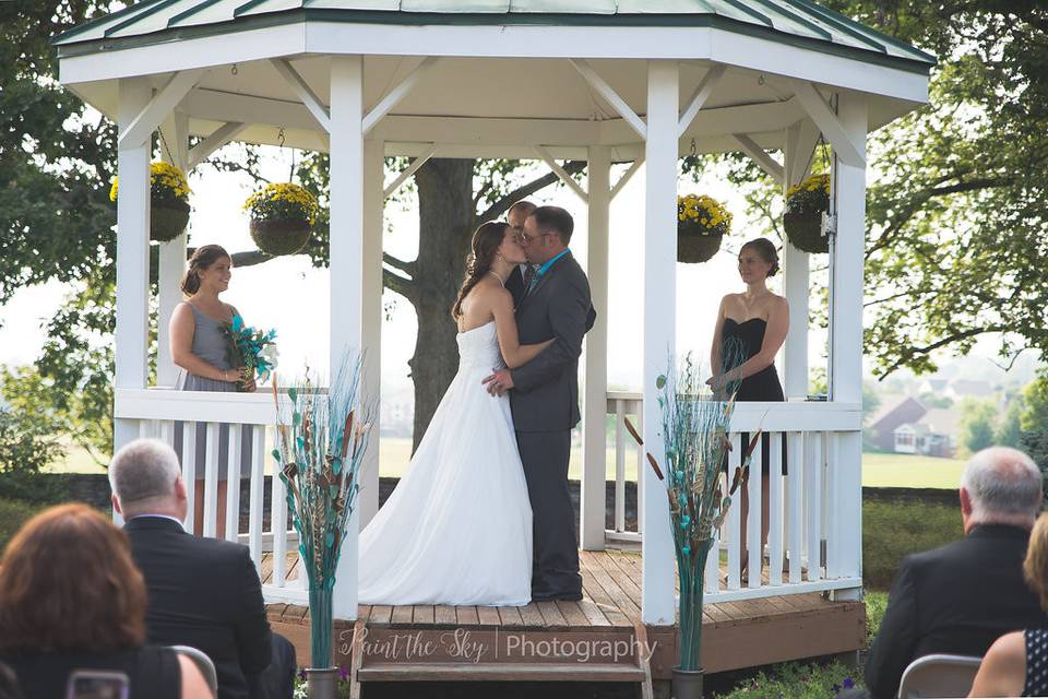 Wedding kiss