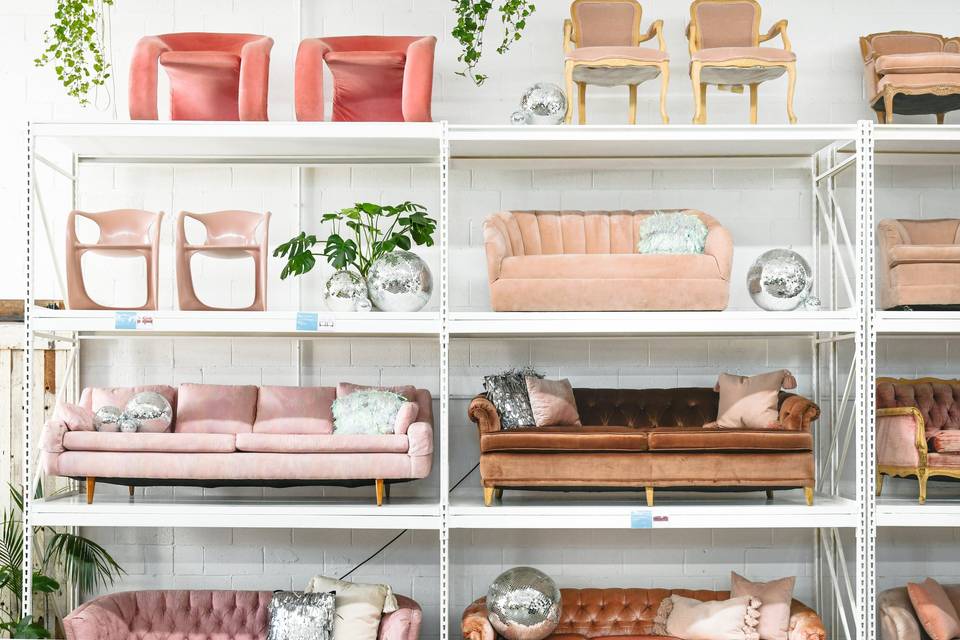 Pink Upholstered Furniture