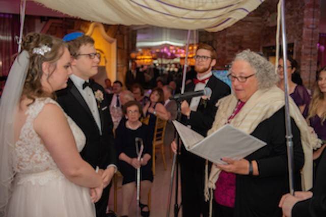 Jewish wedding ceremony