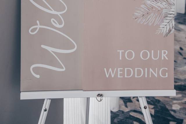 Welcome Sign Wedding