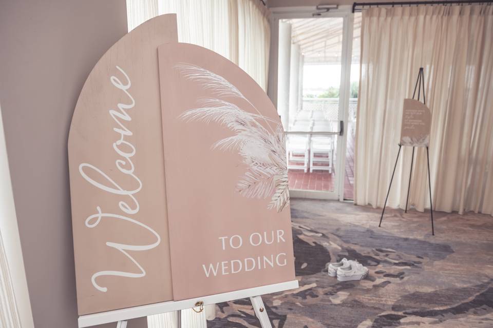 Welcome Sign Wedding