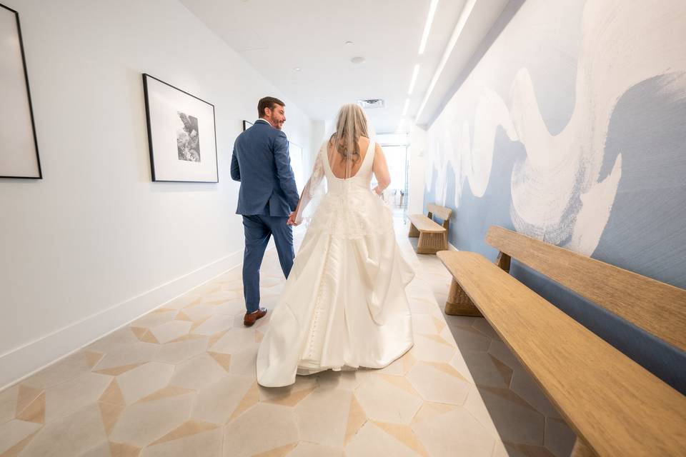 Couple in Lobby