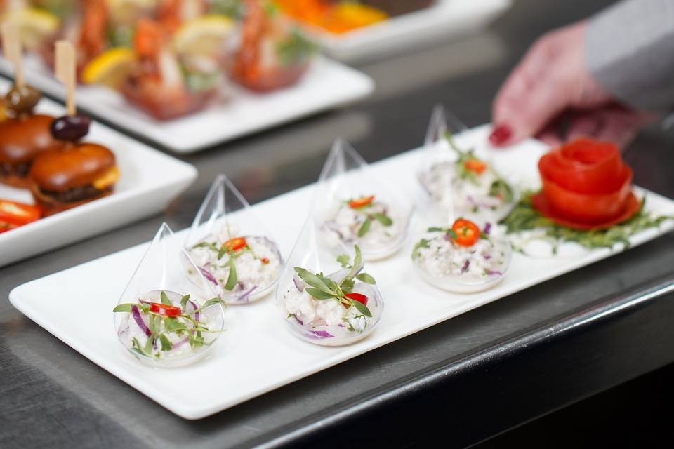 Passed hors d'oeuvres