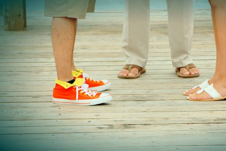 Getting married feet