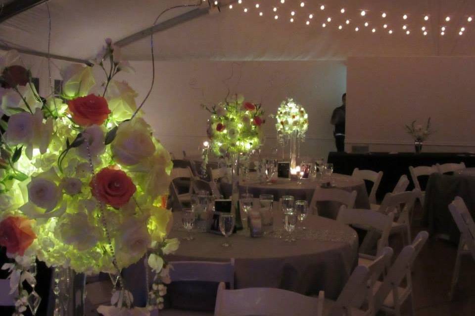 Lighted Centerpieces