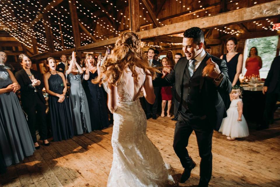 Nothing like a barn wedding