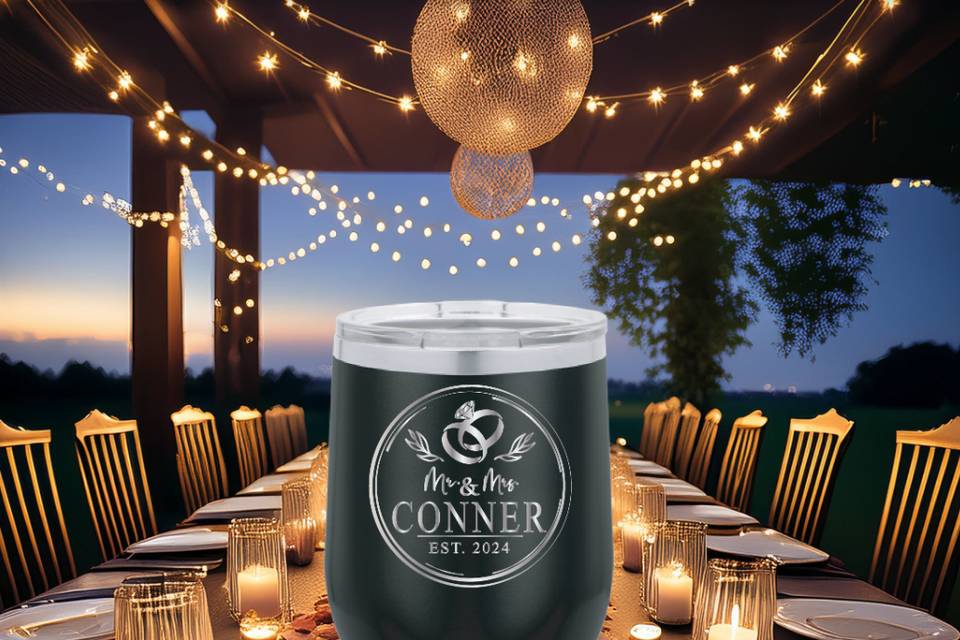 Wedding Ring Pattern - 20oz