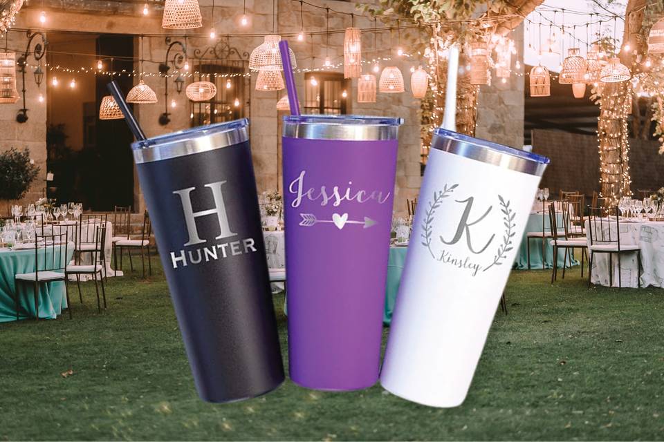 Wedding Rings - Wine Tumbler