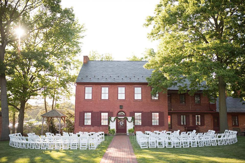 Ceremony setup