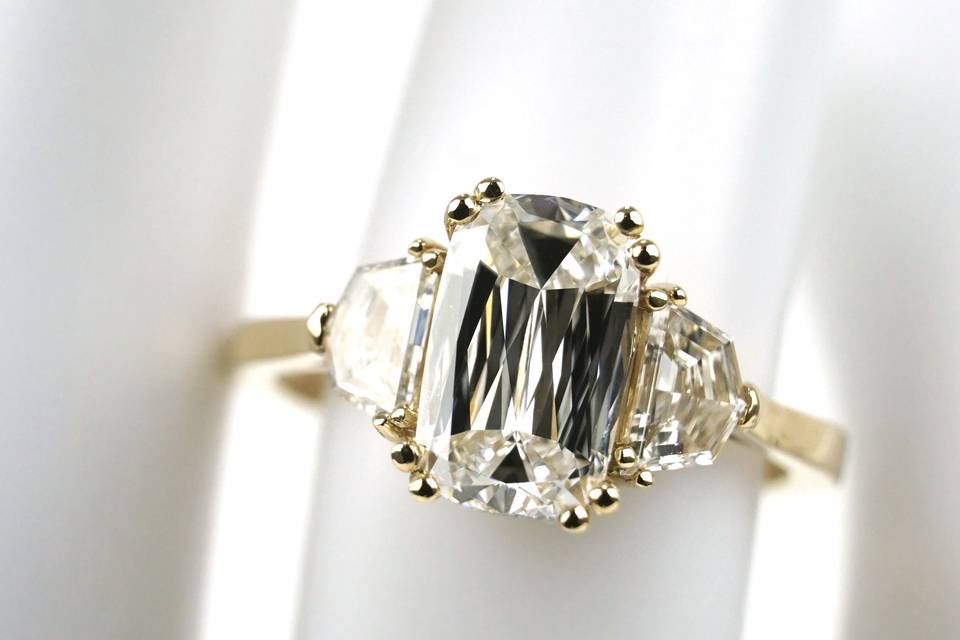 Custom Ashoka Cut Ring