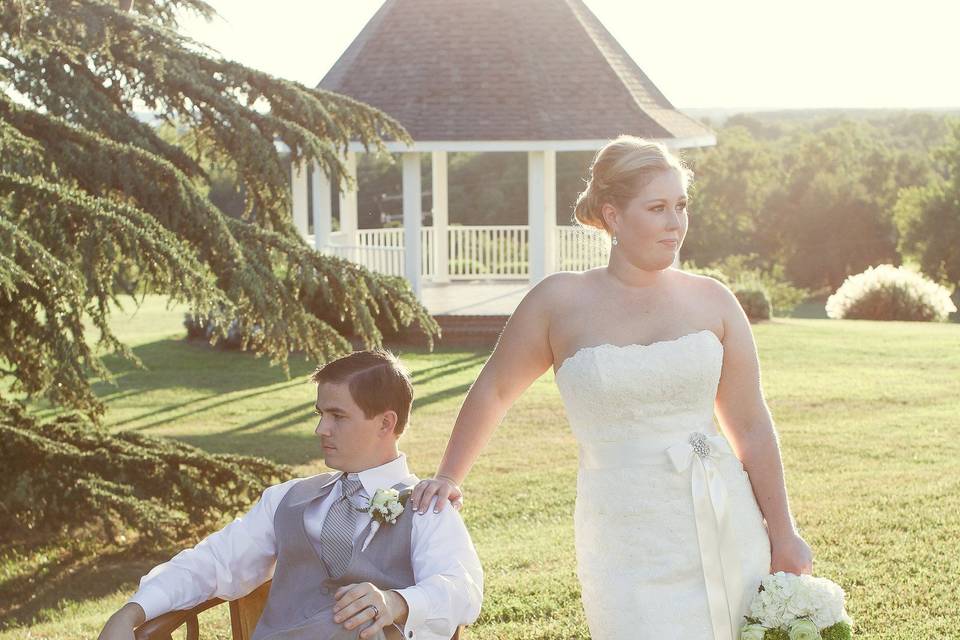 Groom and bride