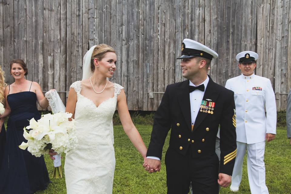 Decorated groom