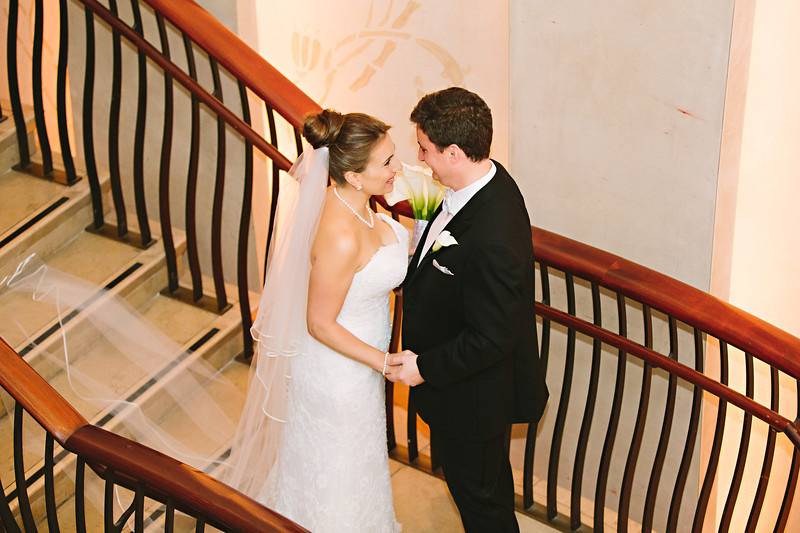 Bride and her groom