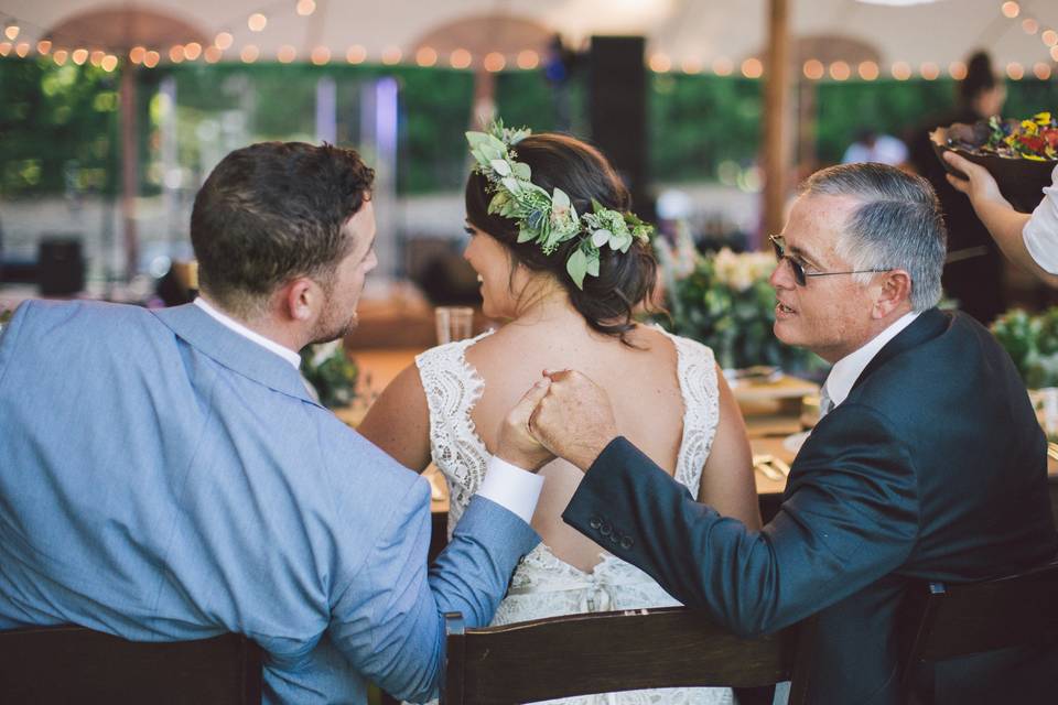 Groom and friend