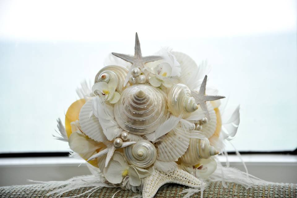Hand made Shell bouquets