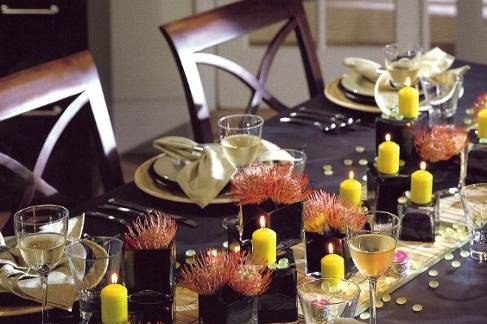 Pincushion Protea Centerpieces