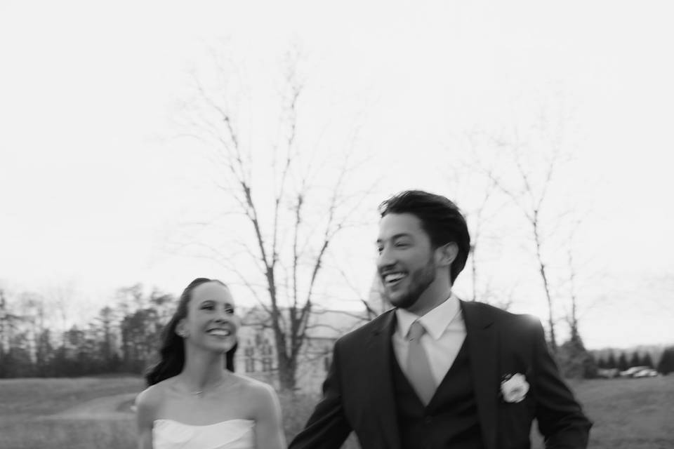 Bridesmaids at ceremony