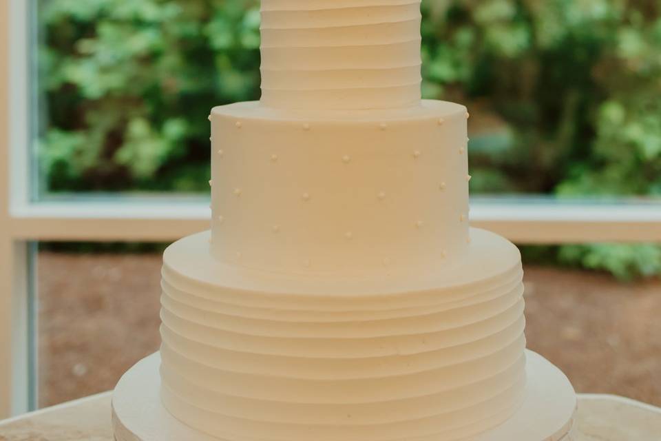 Cake with cake topper