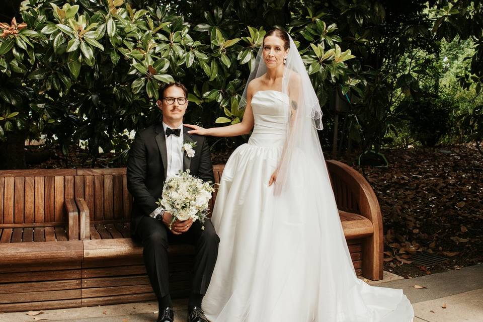 Bride and groom editorial