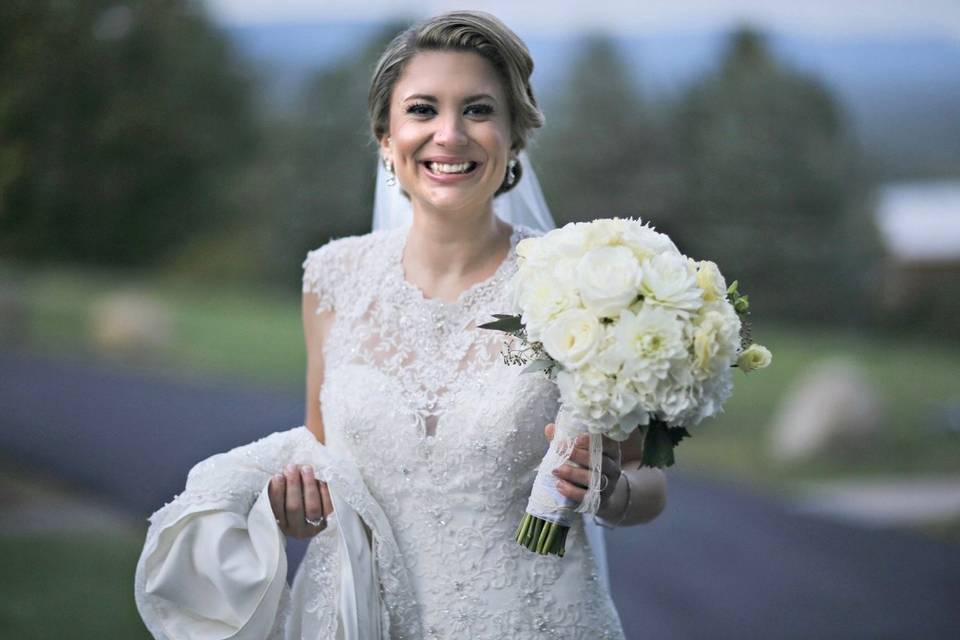 Glam updo