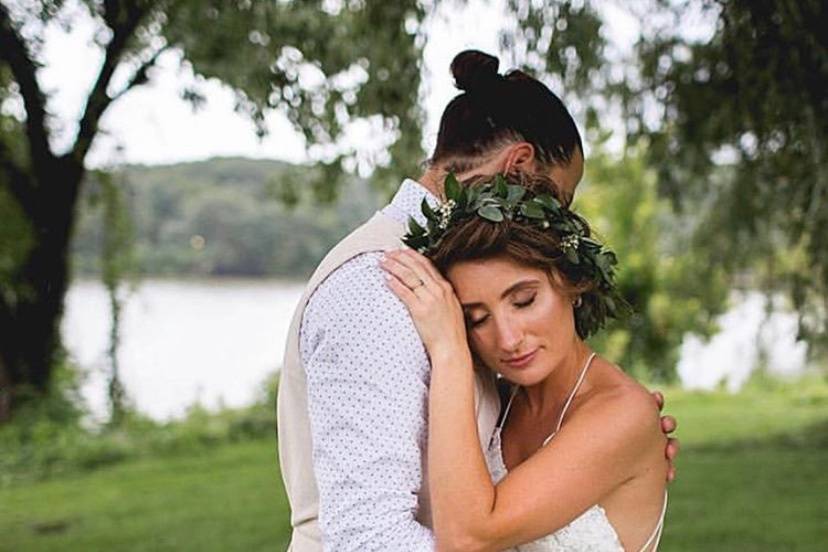 Boho updo