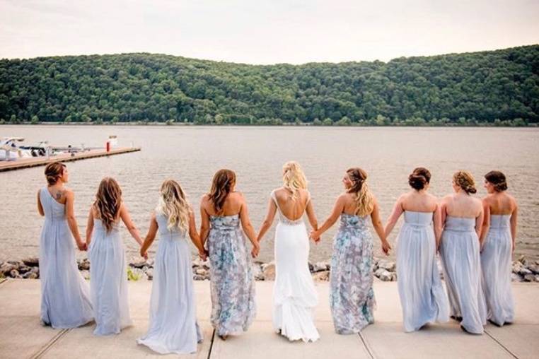 Bridal party shot