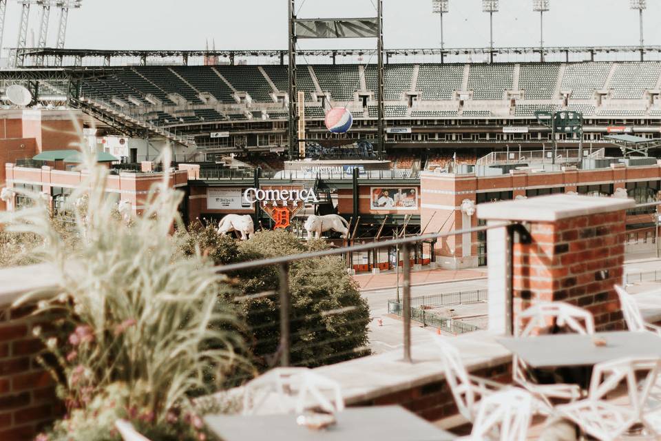 Overlooking Comerica