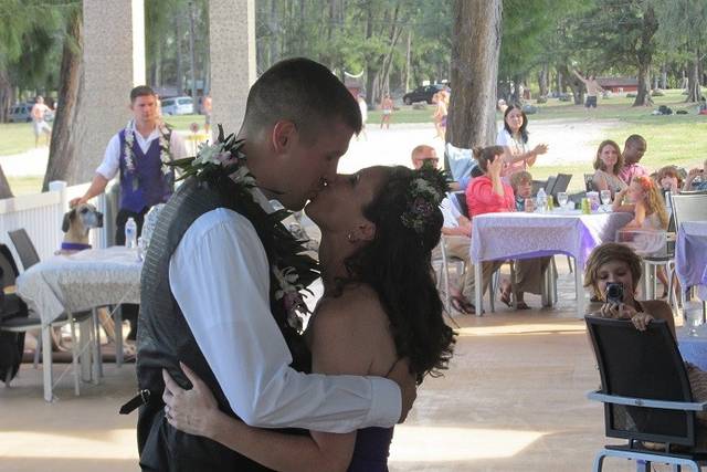 Couple kissing