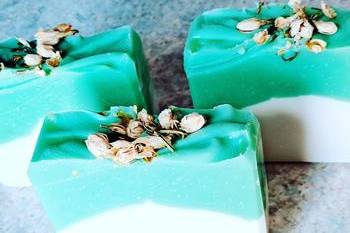 Cotton grass soap