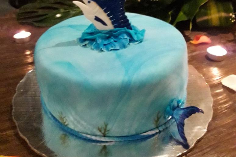 Blue Marlin Cake