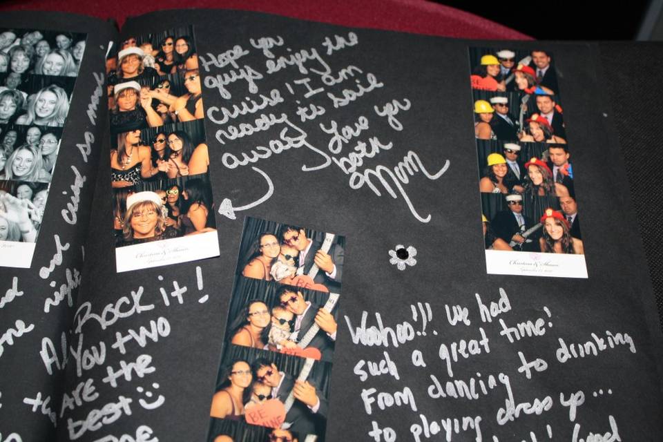Photo Booth Scrapbook Option