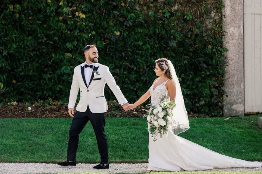 Groom Formal White &Black