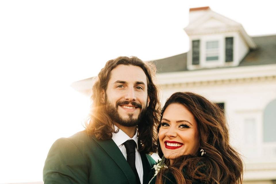 Hunter Green Suit Groom