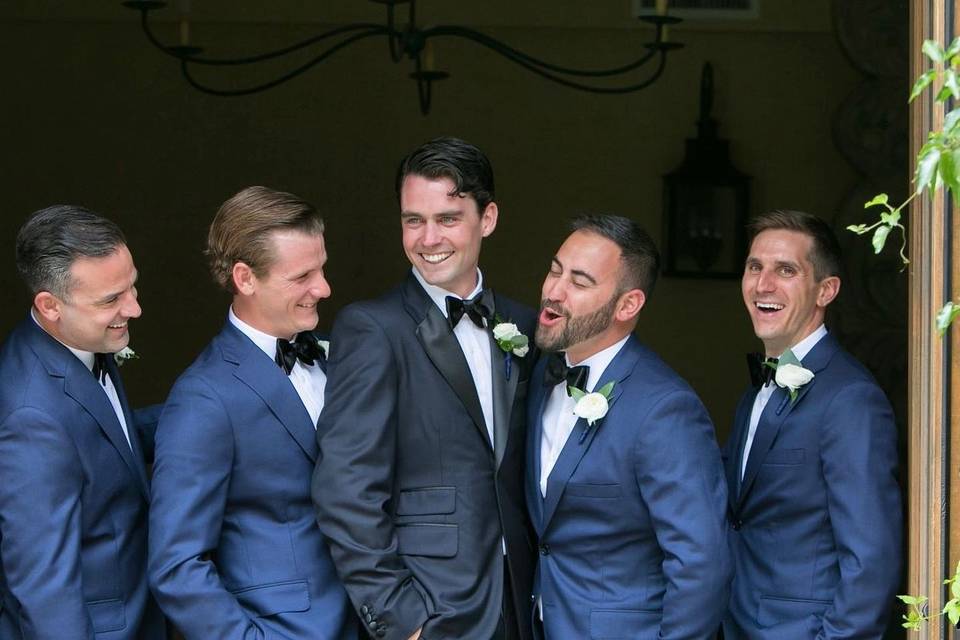 Navy Tuxedo & Blue Suits