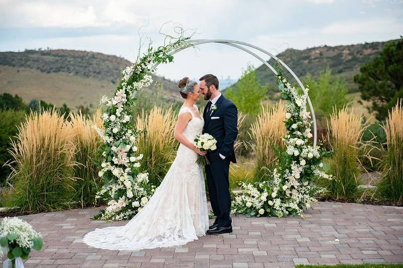 Kimball Floral infinity arch
