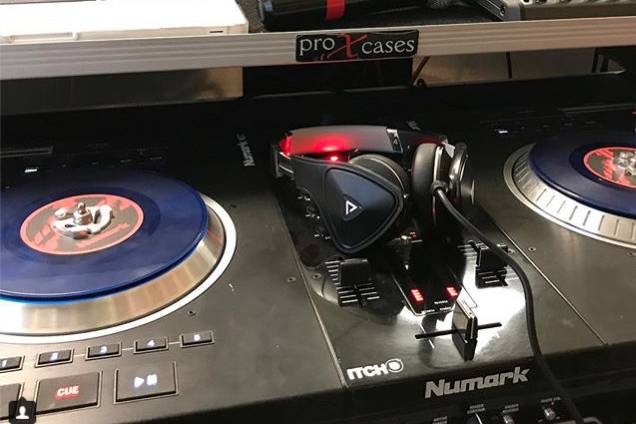 DJ's equipment