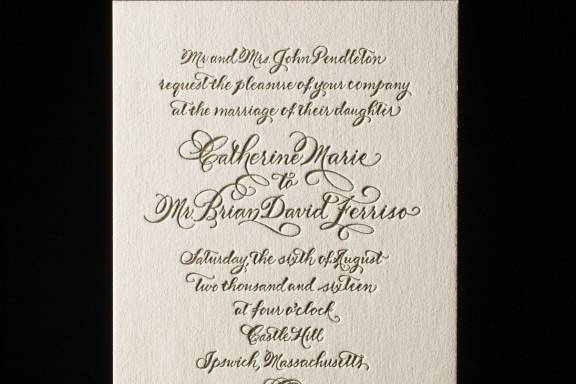 AC Letters Calligraphy - Invitations - San Diego, CA - WeddingWire