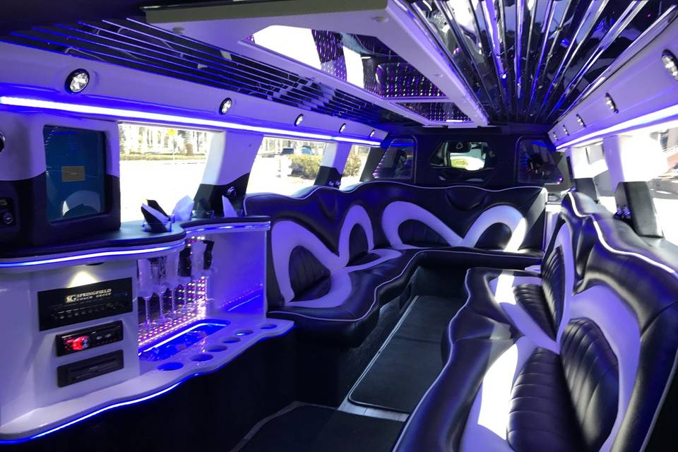 SUV 14 Limo Interior