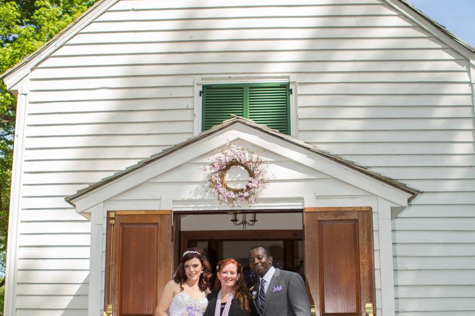Heather & Fred tied the knot at St. Marks Chapel on 4-27-14