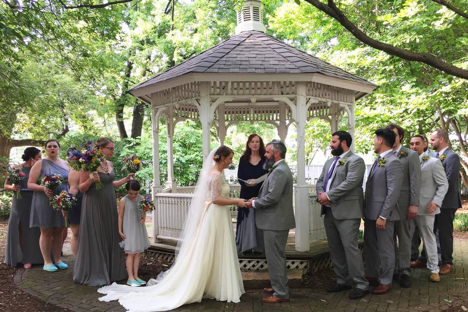 Indoor wedding