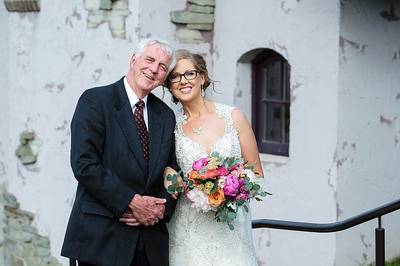 Father and daughter portrait