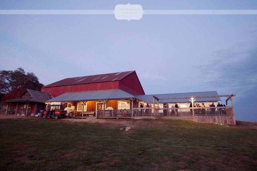 The barn at twilight