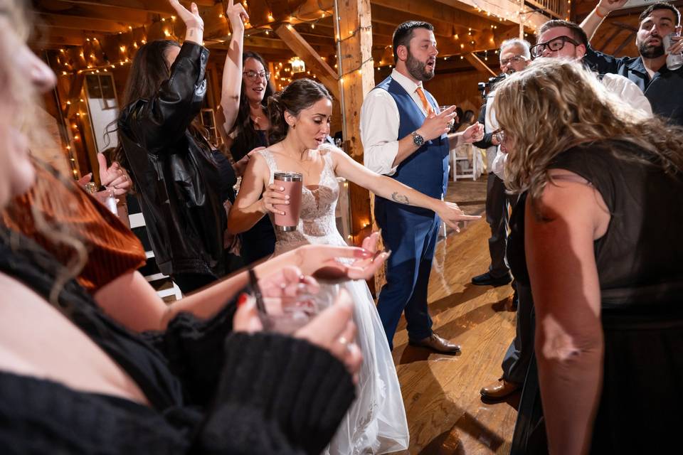 It's the bride's time