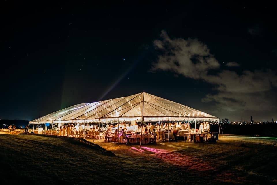 NIGHT TIME CLEAR TENT