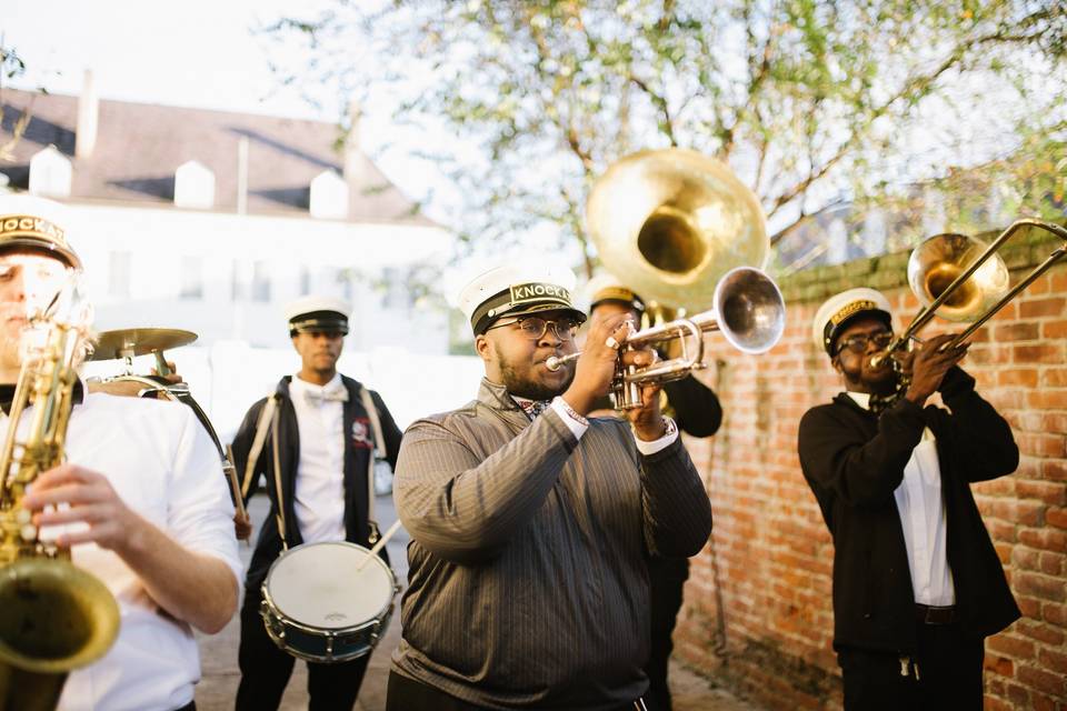 We love a second line band