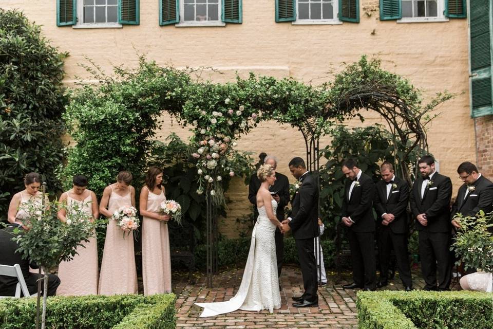 Garden ceremony