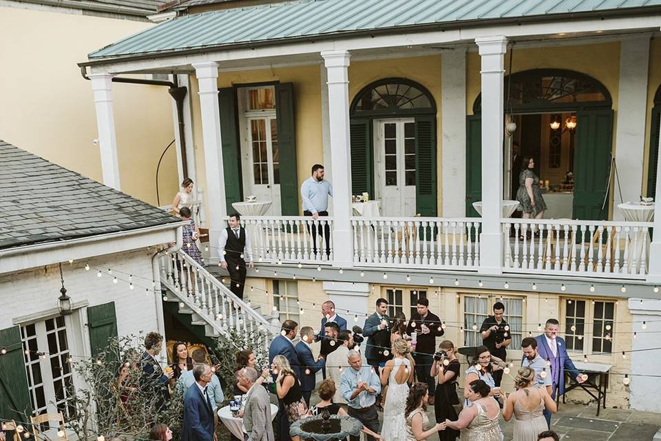 Courtyard reception